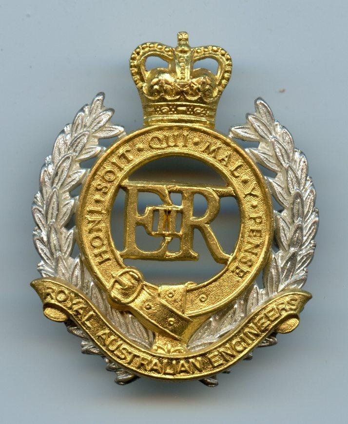 Royal Australian Engineers  Offficers Cap Badge