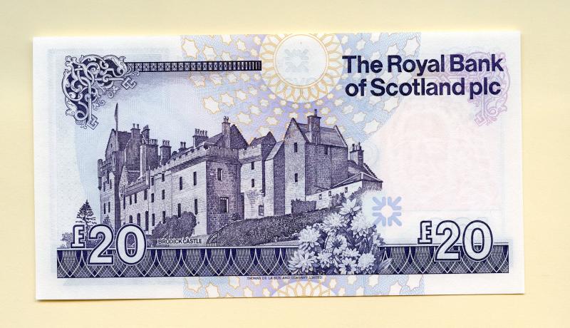 Royal Bank Of Scotland £20 Twenty Pounds Note  Dated 4th April  2017