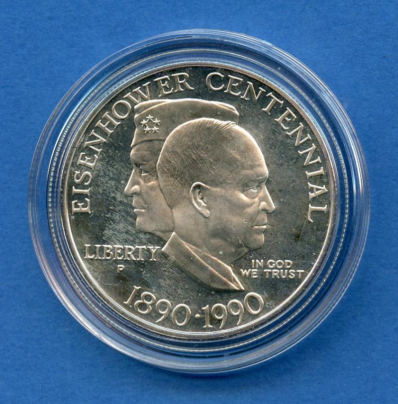U.S.A. Eisenhower Commemorative Proof Silver Dollar