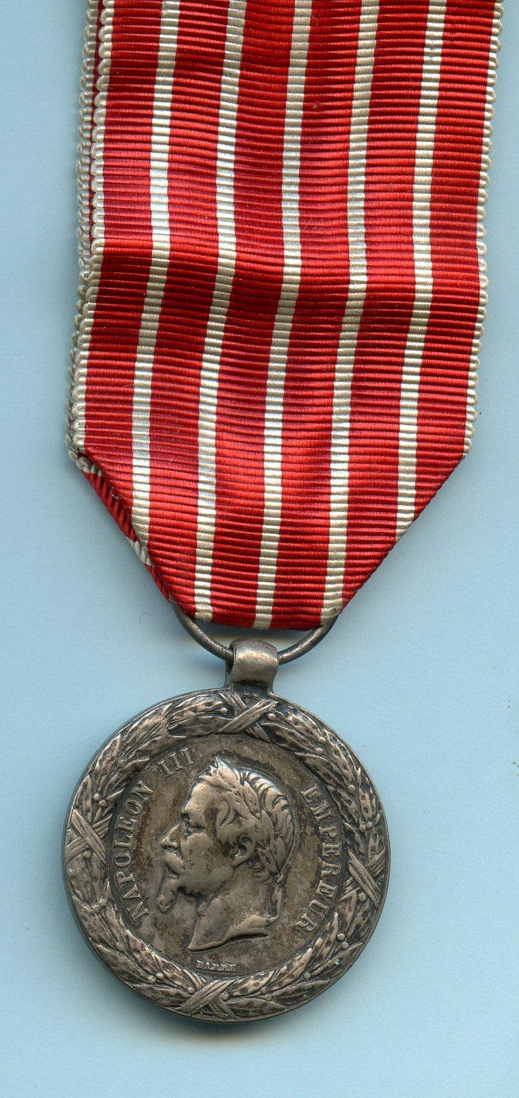 French Commemorative medal of the 1859 Italian Campaign