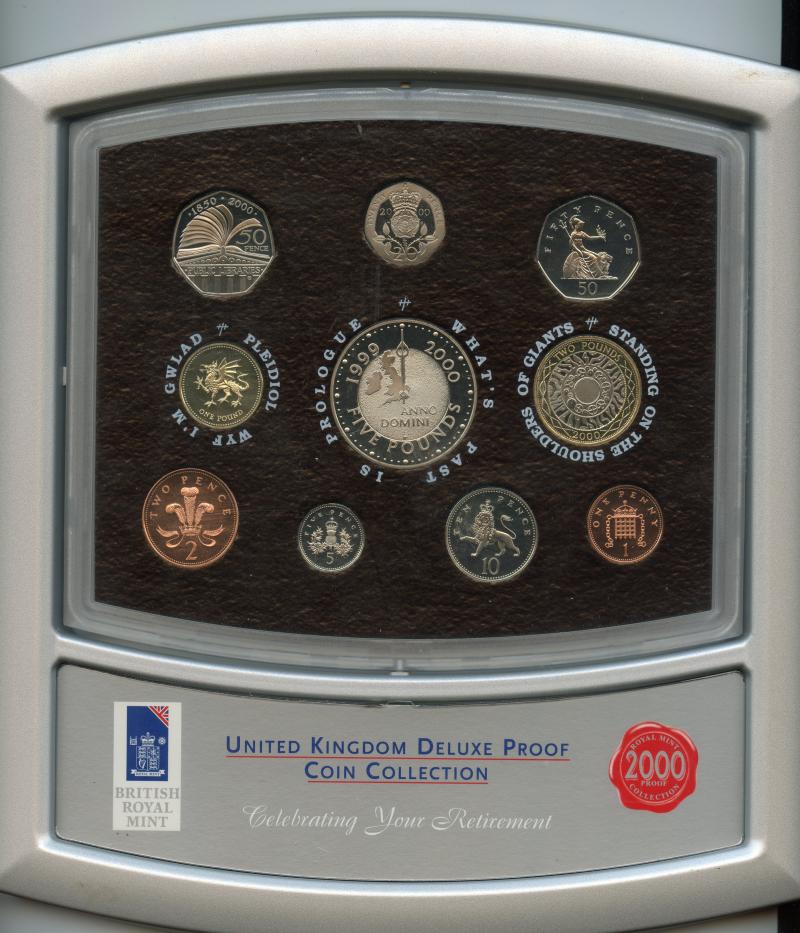 UK 2000 Royal Mint Proof Set Coins