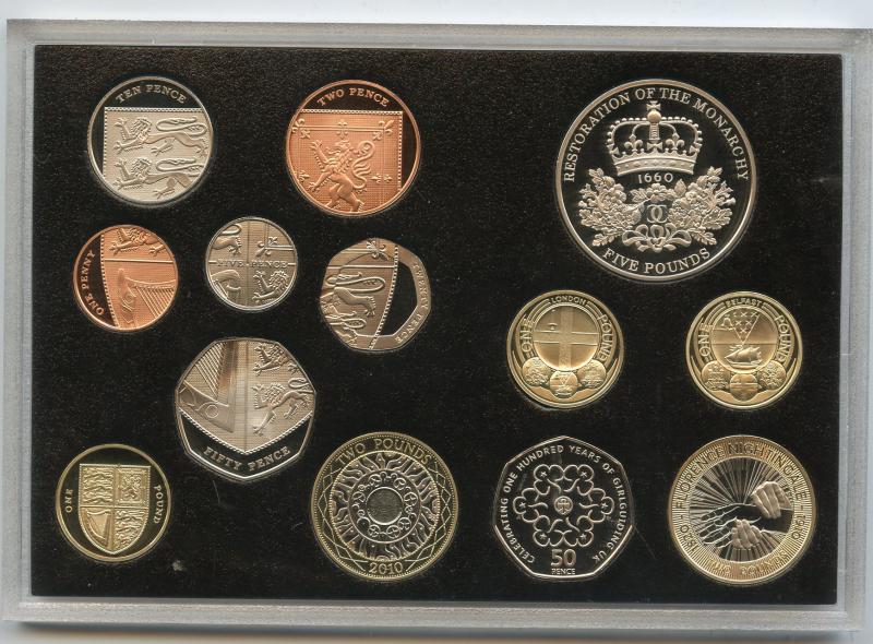 UK 2010 Royal Mint Proof Set of Coins