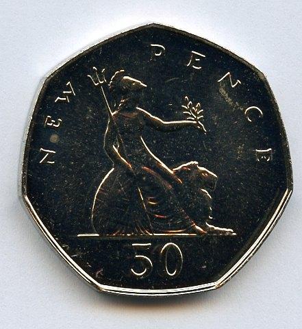 UK 1979 Proof 50 Pence Coin