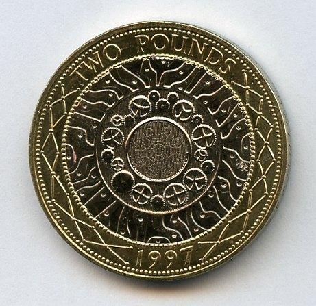 UK 1997 Standard Issue  Brilliant Uncirculated  £2 Coin