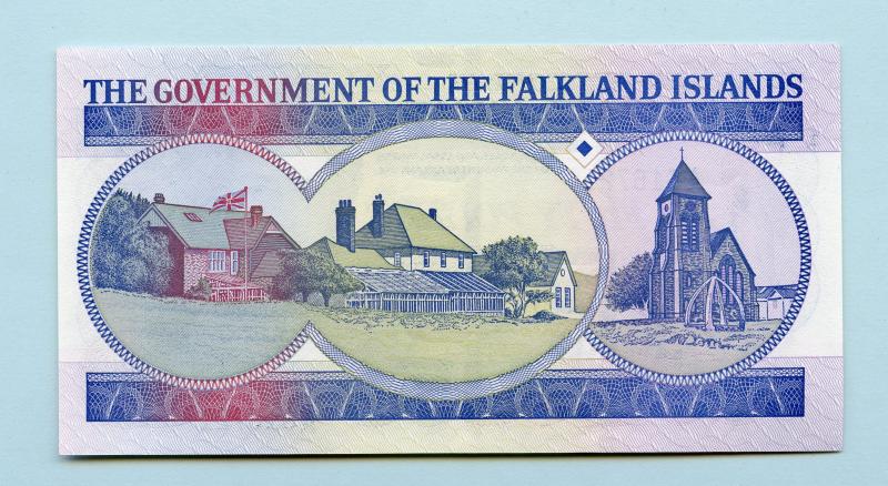 Falkland Islands  £50 Fifty Pounds Banknote Dated 1st July 1990