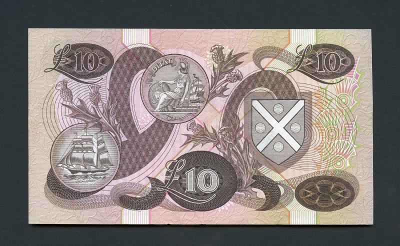 Bank of Scotland £10 Ten Pounds Note Dated 16th June 1982