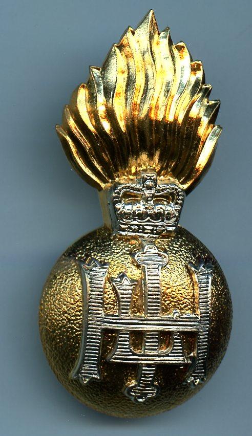 The Royal Highland Fusiliers RHF  Bi- Metal  Cap Badge