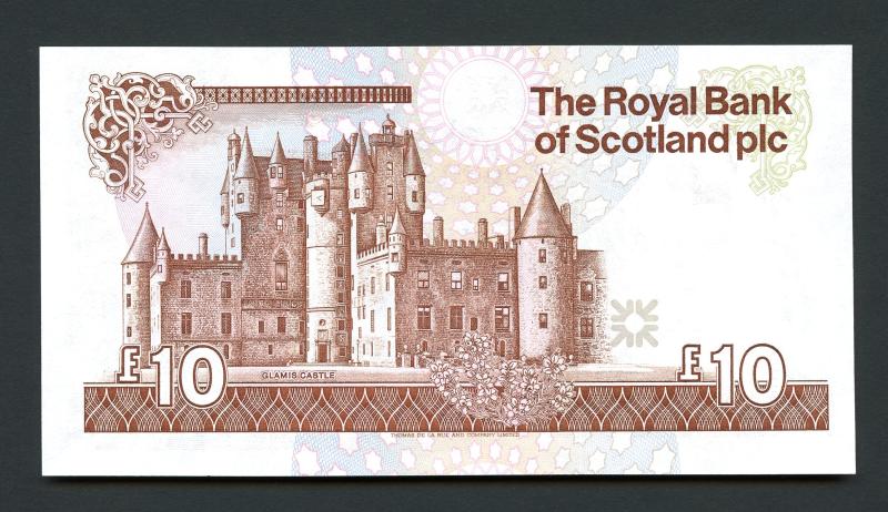 Royal Bank of Scotland £10 Ten Pounds Note Dated 20th December 2007