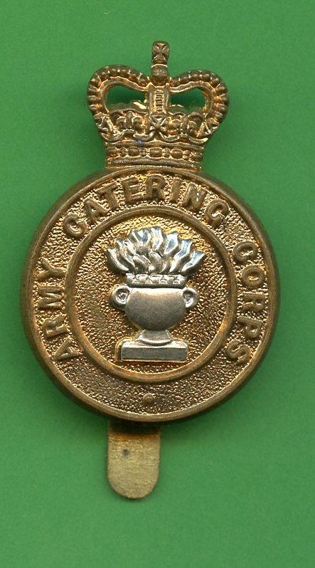 Army Catering Corps  ACC Bi-Metal  Queens Crown Cap Badge