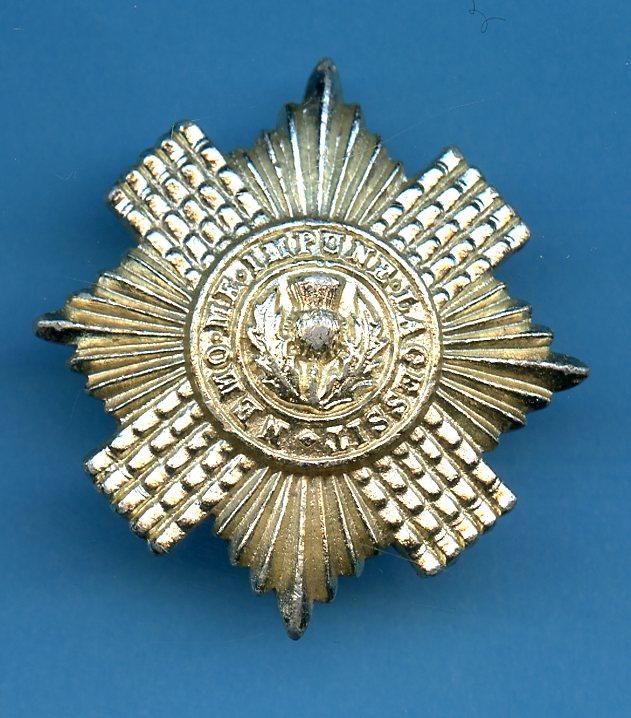 Scots Guards Anodised Other Ranks Cap Badge