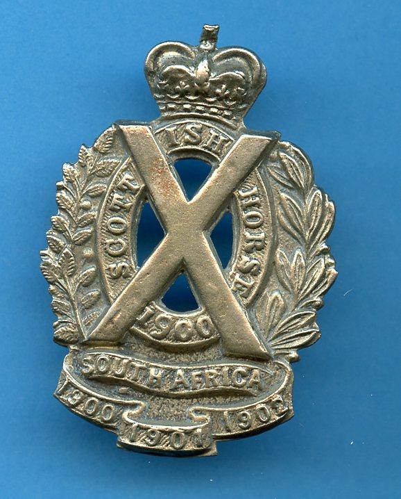 Scottish Horse Cap Badge