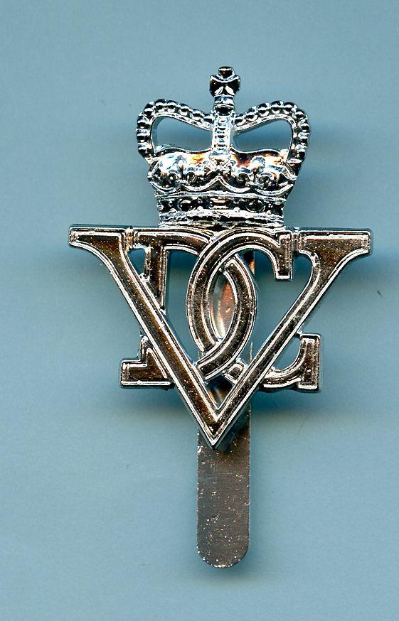 The 5th Royal Inniskilling Dragoon Guards Anodised Cap Badge