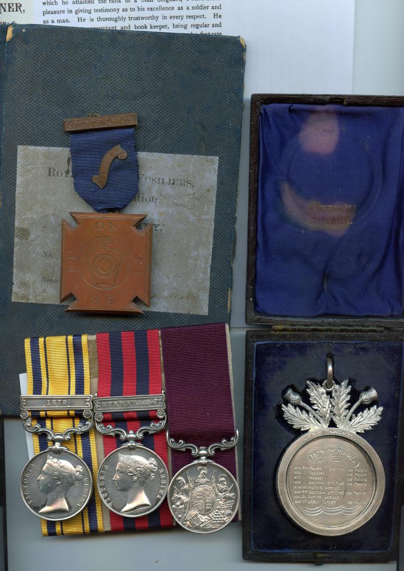 Zulu War group of Medals To Sjt George Turner, 21st Foot Royal Scots Fusiliers