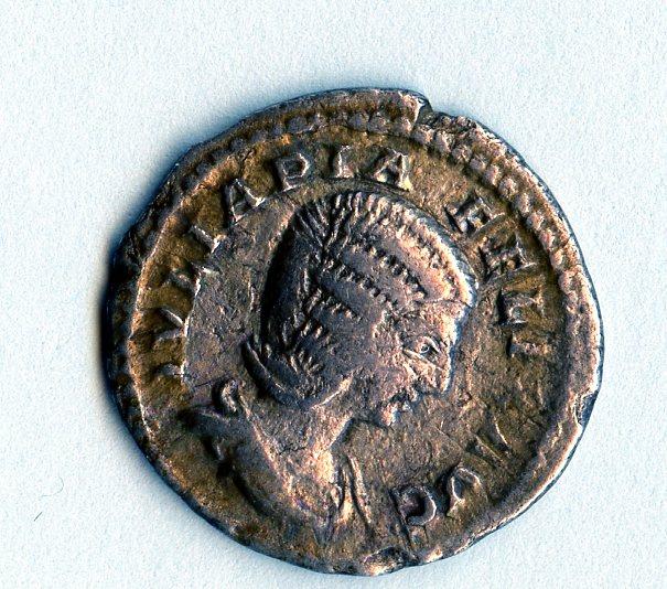 ROMAN EMPRESS JULIA DOMNA (under Caracalla AD 211- 215) silver denarius coin