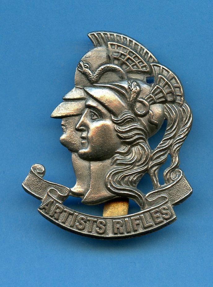 28th London Regiment  Artist Rifles Cap Badge