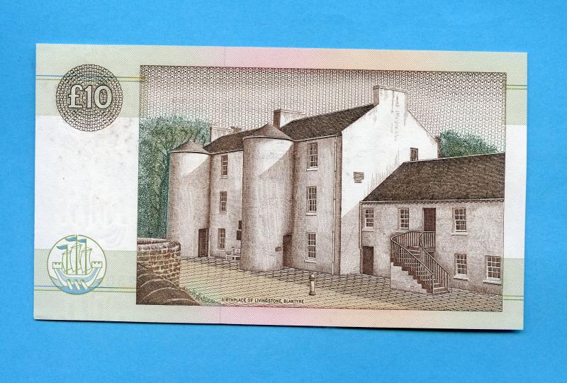 The Clydesdale Bank  £10 Ten Pounds Banknote Dated 7th May 1988