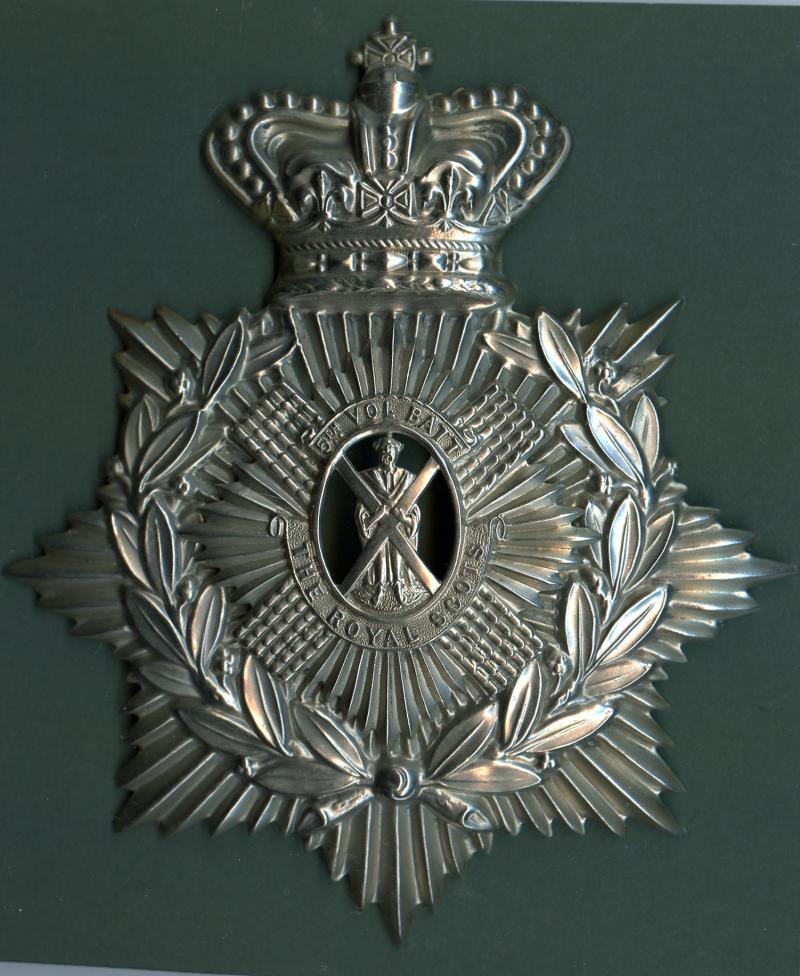 5th Volunteer Battalion. Royal Scots Helmet Plate Badge