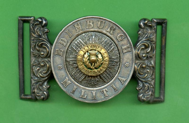 Edinburgh Militia Officers Waist Belt Clasp