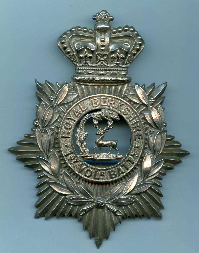 The 1st Volunteer Battalion,  The Royal Berkshire Regiment Helmet Plate Badge