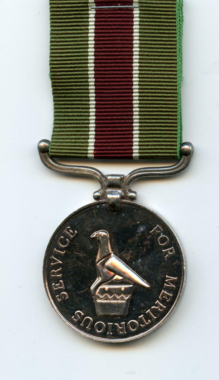 Rhodesia Prison service Meritorious Service Medal