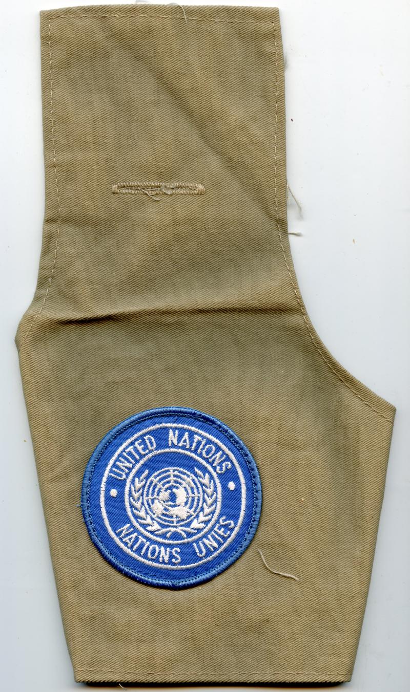 United Nations UNIES Cloth brassard Badge