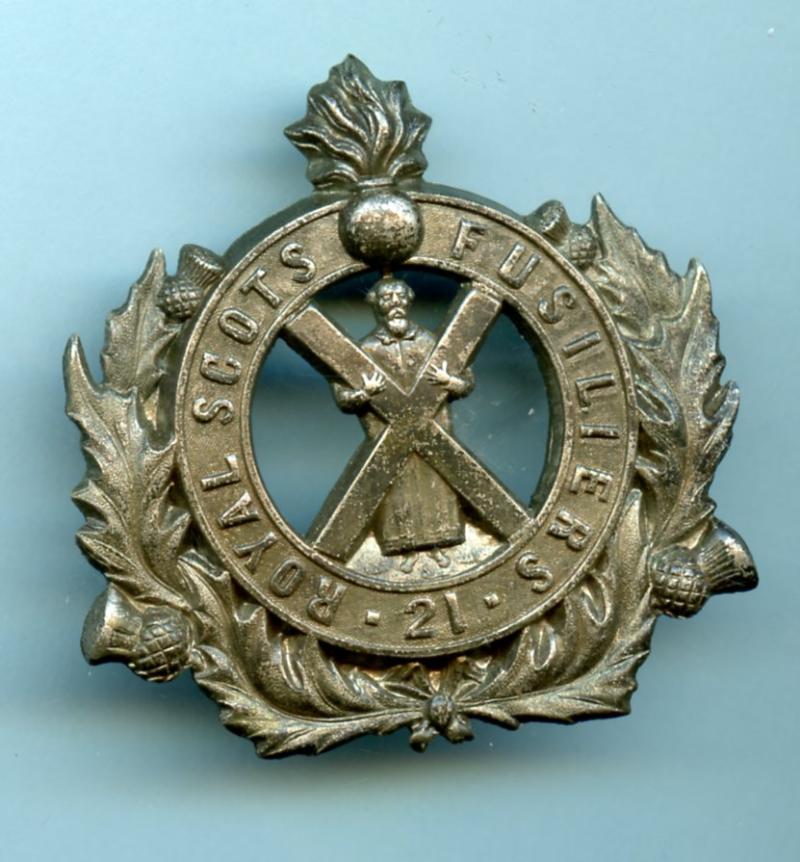 Royal Scots Fusiliers Pipers Cap Badge