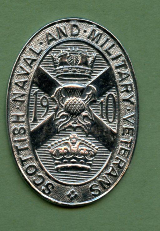 Scottish Naval and Military Veterans Cap Badge