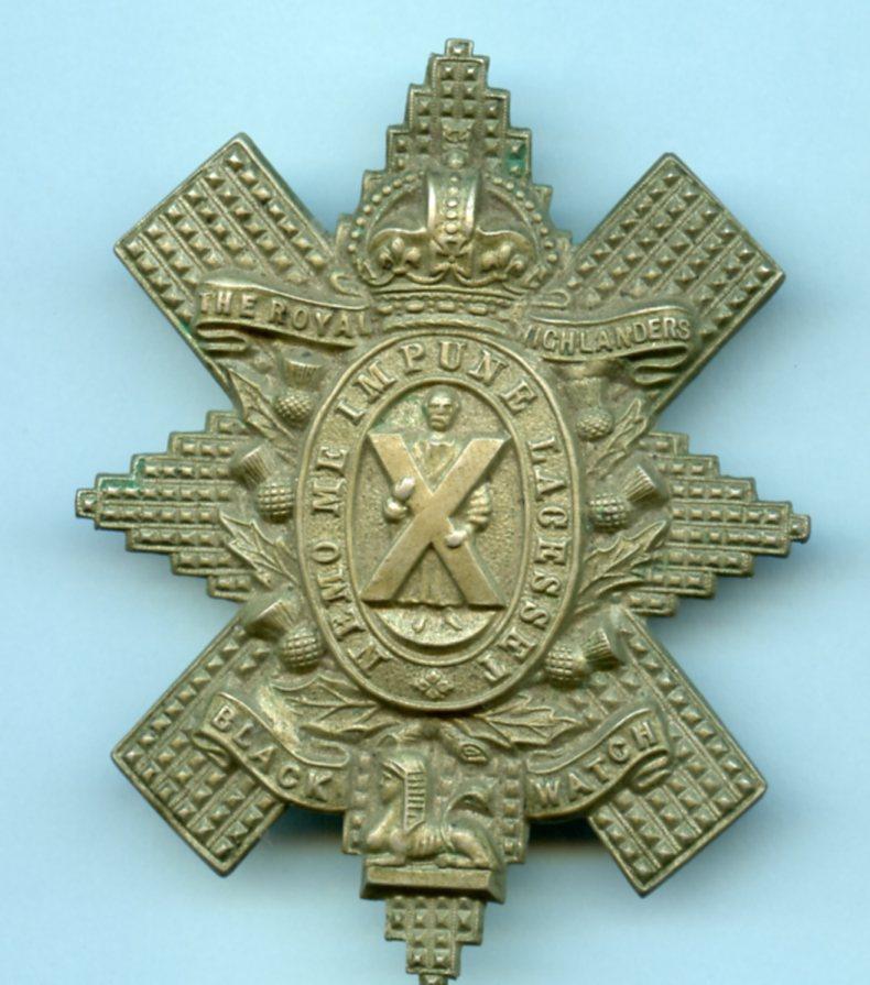 Black Watch The Royal Highlanders, 1902-37 Cap Badge
