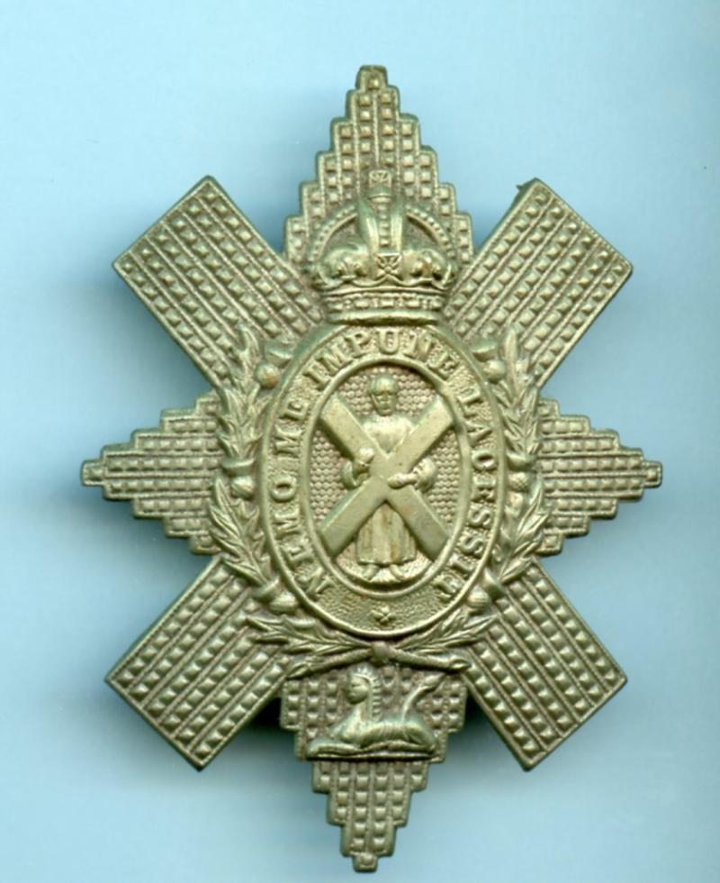Black Watch The Royal Highlanders, 1937-52  Cap Badge