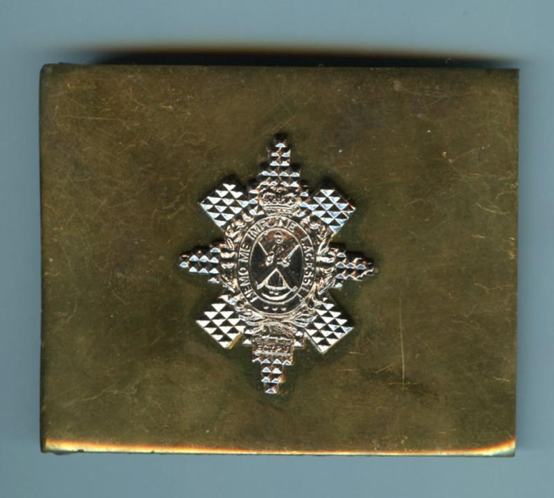 Royal Highlanders The Black Watch Waist Belt Buckle