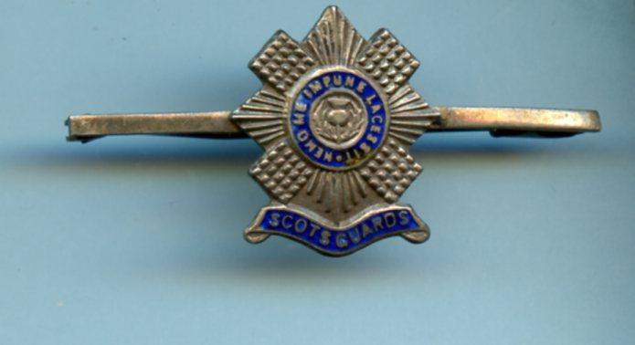 Silver Scots Guards  Tie Pin brooch