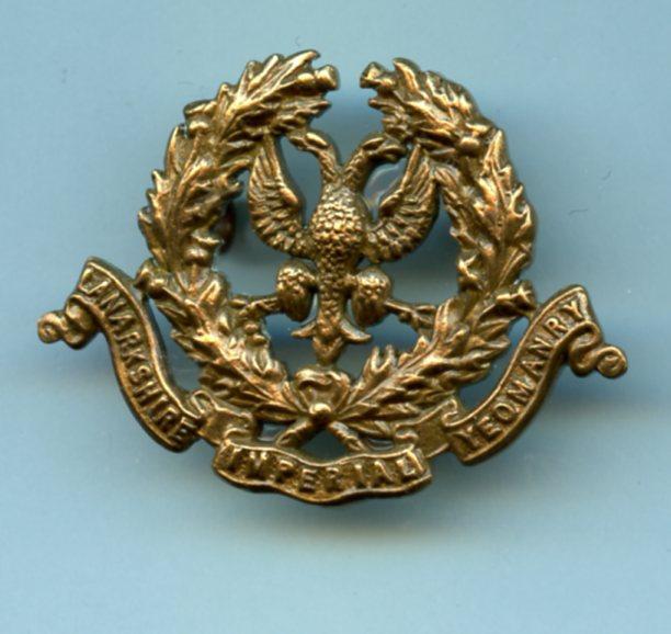 Lanarkshire Imperial Yeomanry Cap Badge
