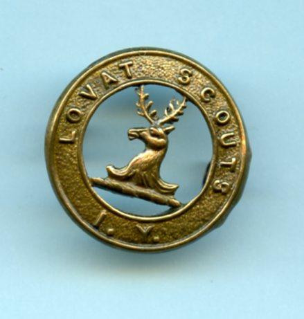 Lovat's Scouts Imperial Yeomanry Field Service Cap Badge