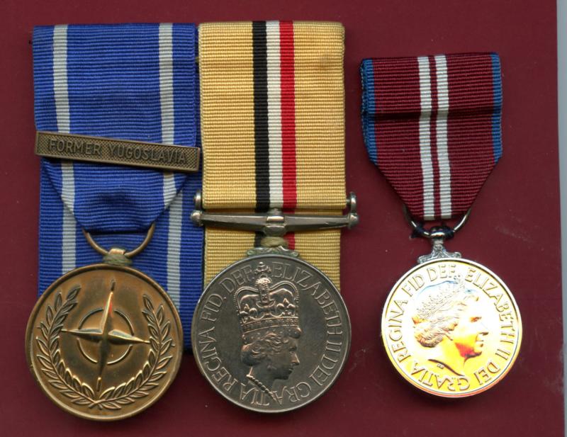 Bosnia  & Iraq Medal Group To Pte in the Royal Scots ( Impressed Naming Issue)