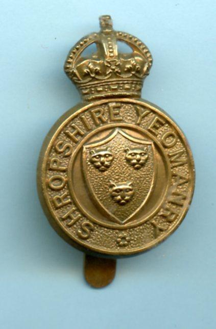 Shropshire Yeomanry Cap Badge
