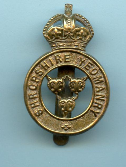 Shropshire Yeomanry Cap Badge