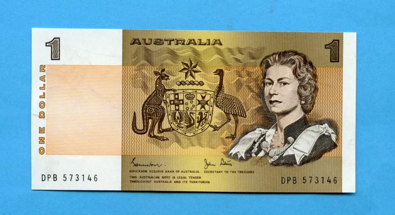 Australia One Dollar Note 1984