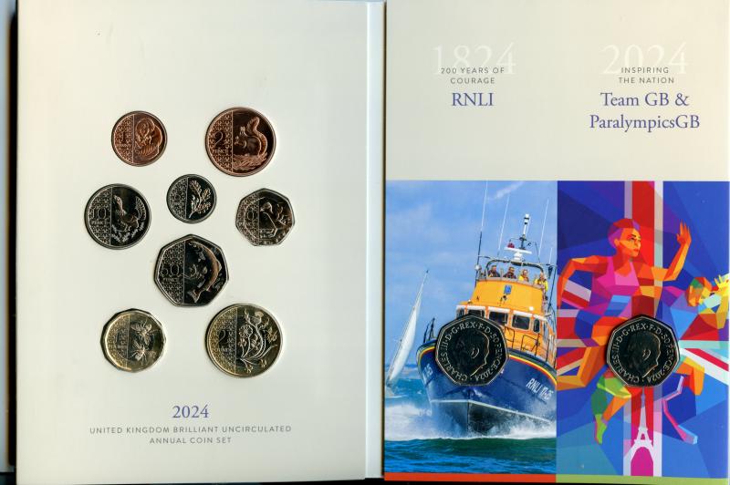 UK 2024  Brilliant Uncirculated Annual Coin Set