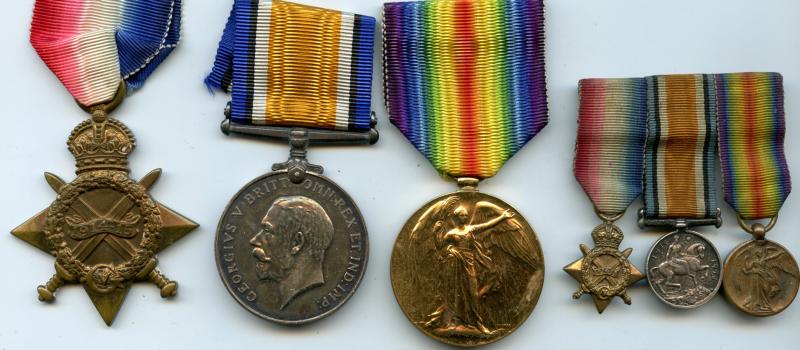 1914-15 Trio World War One Medals To  Lieut James Wilson Young, Royal Scots Fusiliers, Royal Flying Corps & RAF