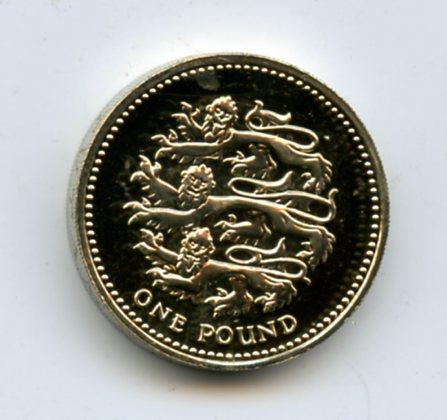 UK  2002 Brilliant Uncirculated  £1 One Pound Coin