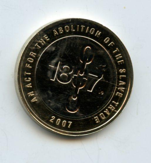UK 2007 Brilliant Uncirculated Abolition of Slavery £2 Coin