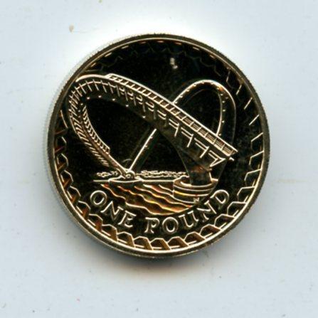 2007 UK Brilliant Uncirculated  £1 One Pound Coin