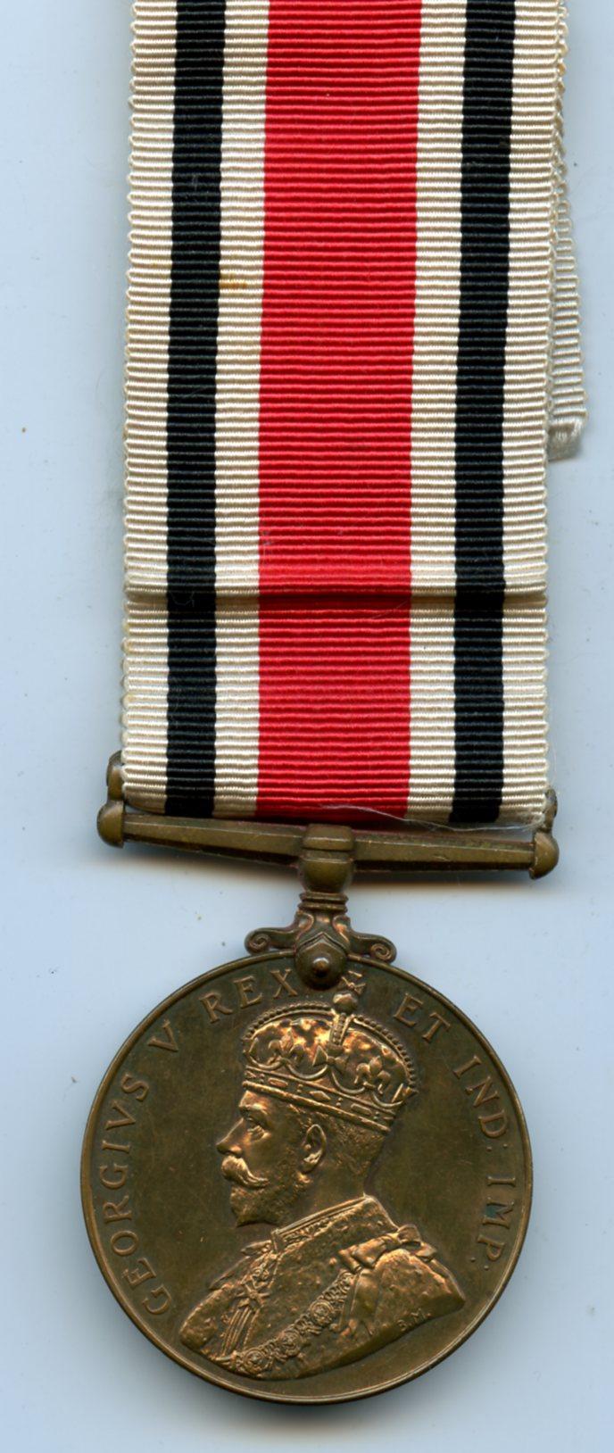 Special Constabulary Medal to George V Crowned Head Issue James H Parrett