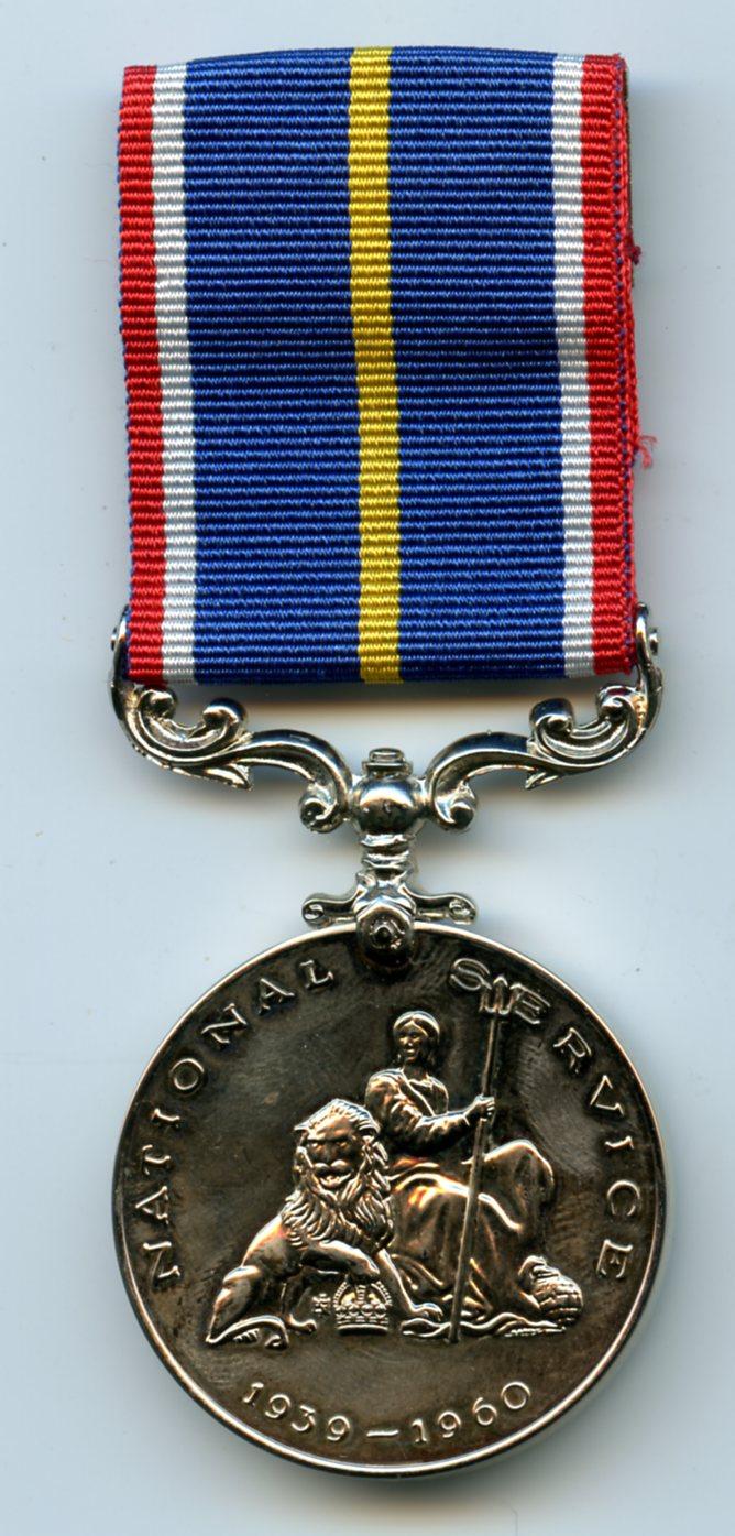 National Service Medal 1939-60 To A.B  F.R .Lovell, Royal Navy