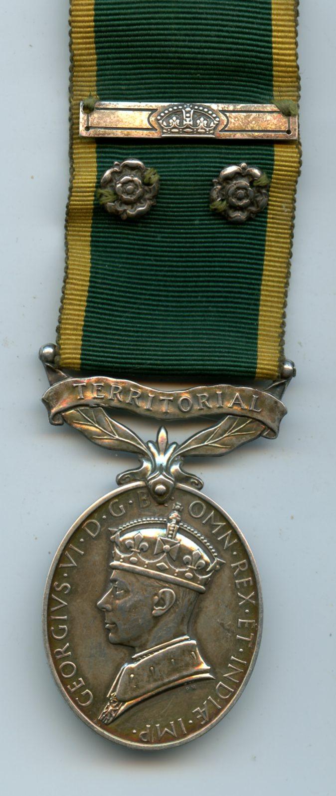Territorial Efficiency Medal : To Gunner John Henry Share, Royal Artillery