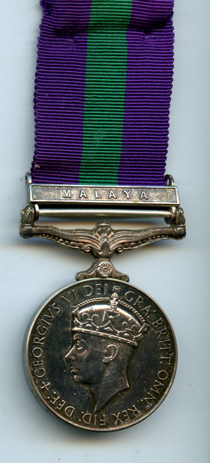 General Service Medal 1918-62 To L.A.C. A Fleming, Royal Air Force