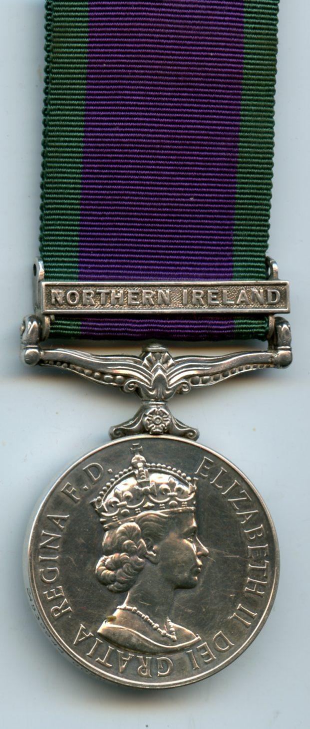 Campaign Service Medal 1962 1 Clasp Northern Ireland To Guardsman Coldstream Guards