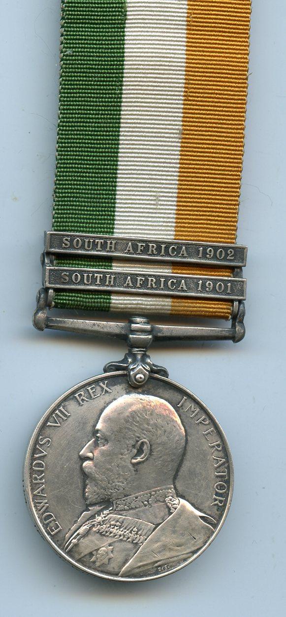 Kings South Africa Medal 1902 To Trooper J Williams, British South Africa Police