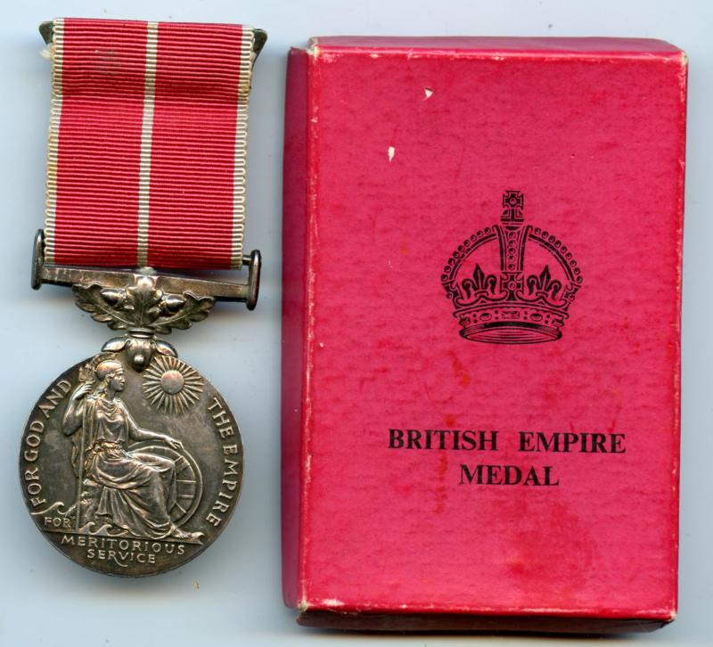 WW2 British Empire Medal : Military Division To Staff Sgt Percival William Keen, Royal Army Pay Corps