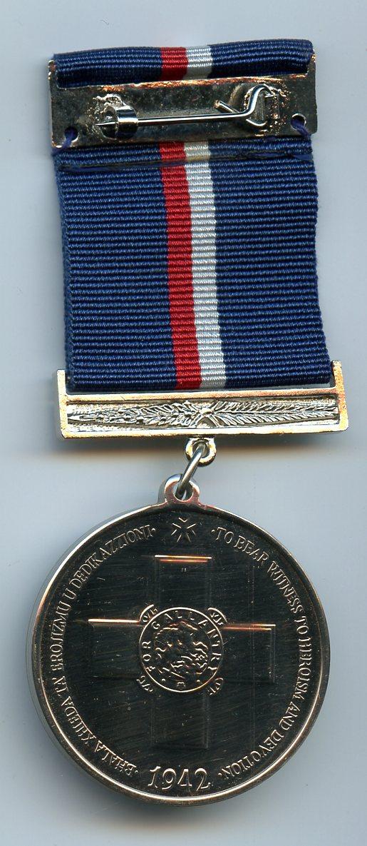 Malta George Cross  50th Anniversary Medal 1992